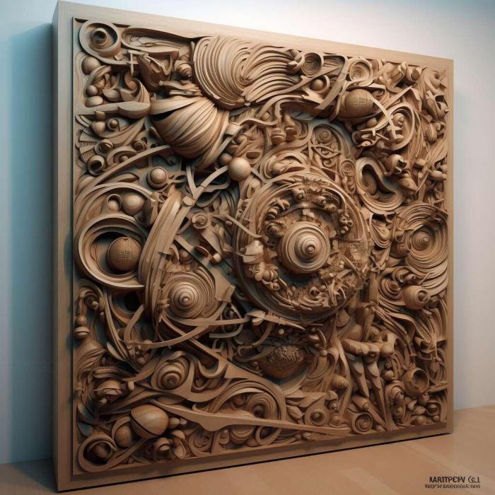 نموذج ثلاثي الأبعاد لآلة CNC 3D Art 